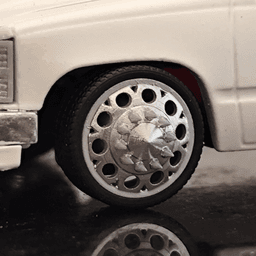 Alcoa Mega Hole Plus 1/64 Dually Wheels 3d model