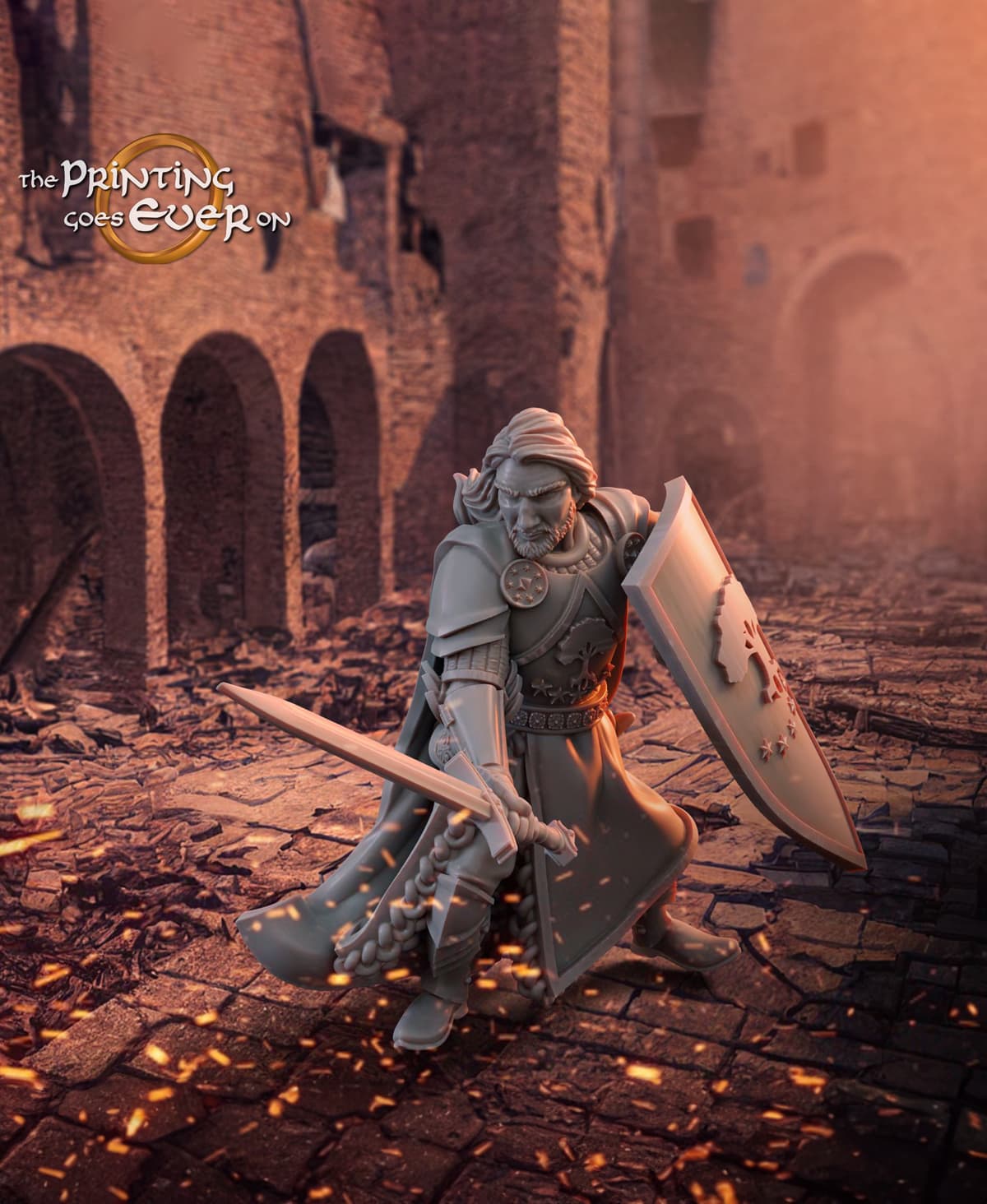 Barazan - Sword and Shield 3d model