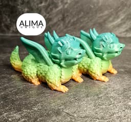 Rare jade dragon figure 3d model