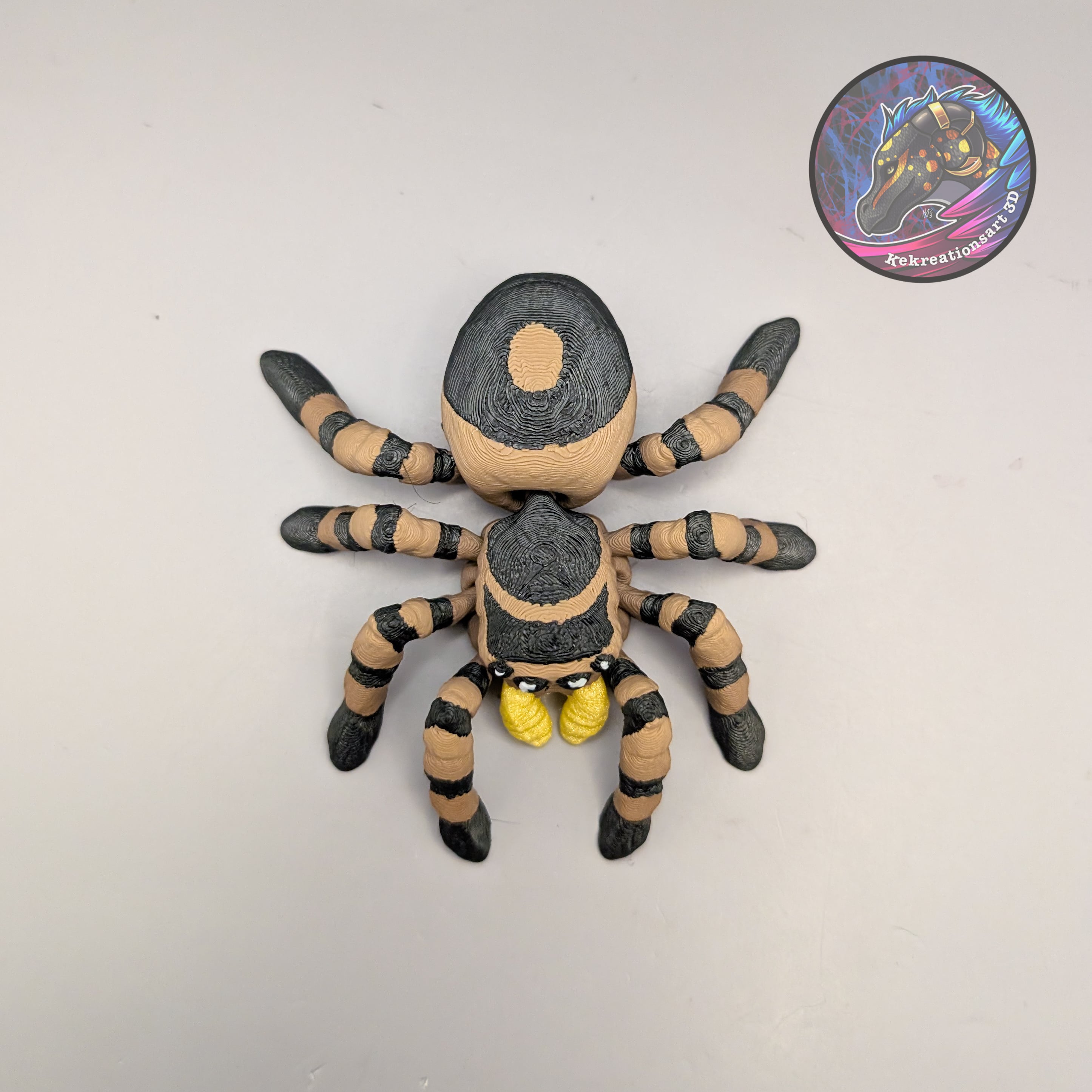 flexi jumping spider 3d model