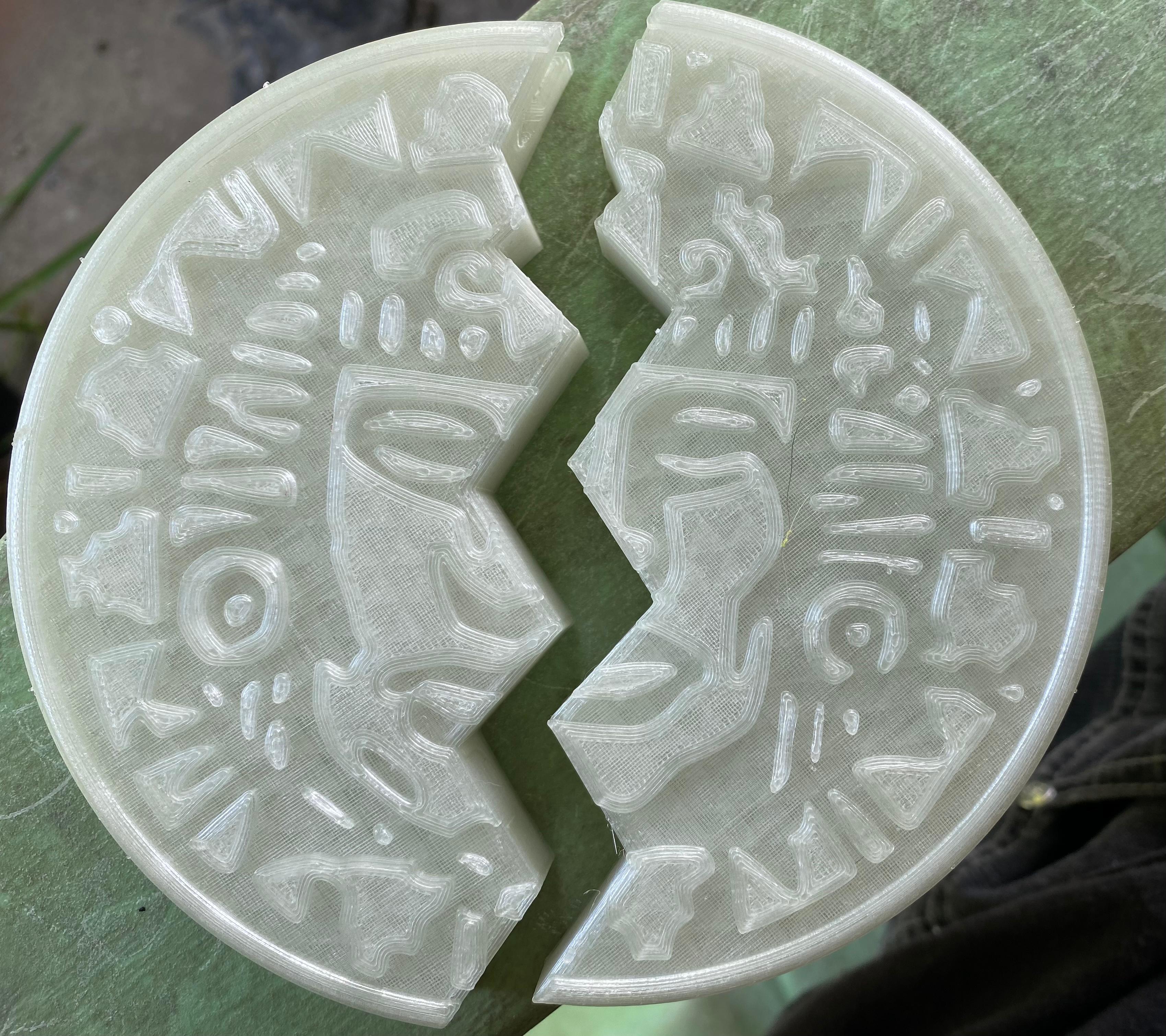 Legends of the Hidden Temple Pendant of Life (2 Versions) - Didn’t do the magnets on this one. Going to reprint in a different filament and do them then. Love it!  - 3d model