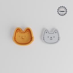 Smile Shape Cutter & Stamp, Cookie & Fondant Tool, S/M/L, Set of 6, Funny Joyful Expression PRODUCT_862 3d model