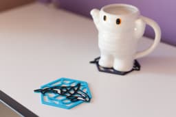 Geometric Orca Coasters 3d model