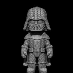 Knitty Darth Vader 3d model