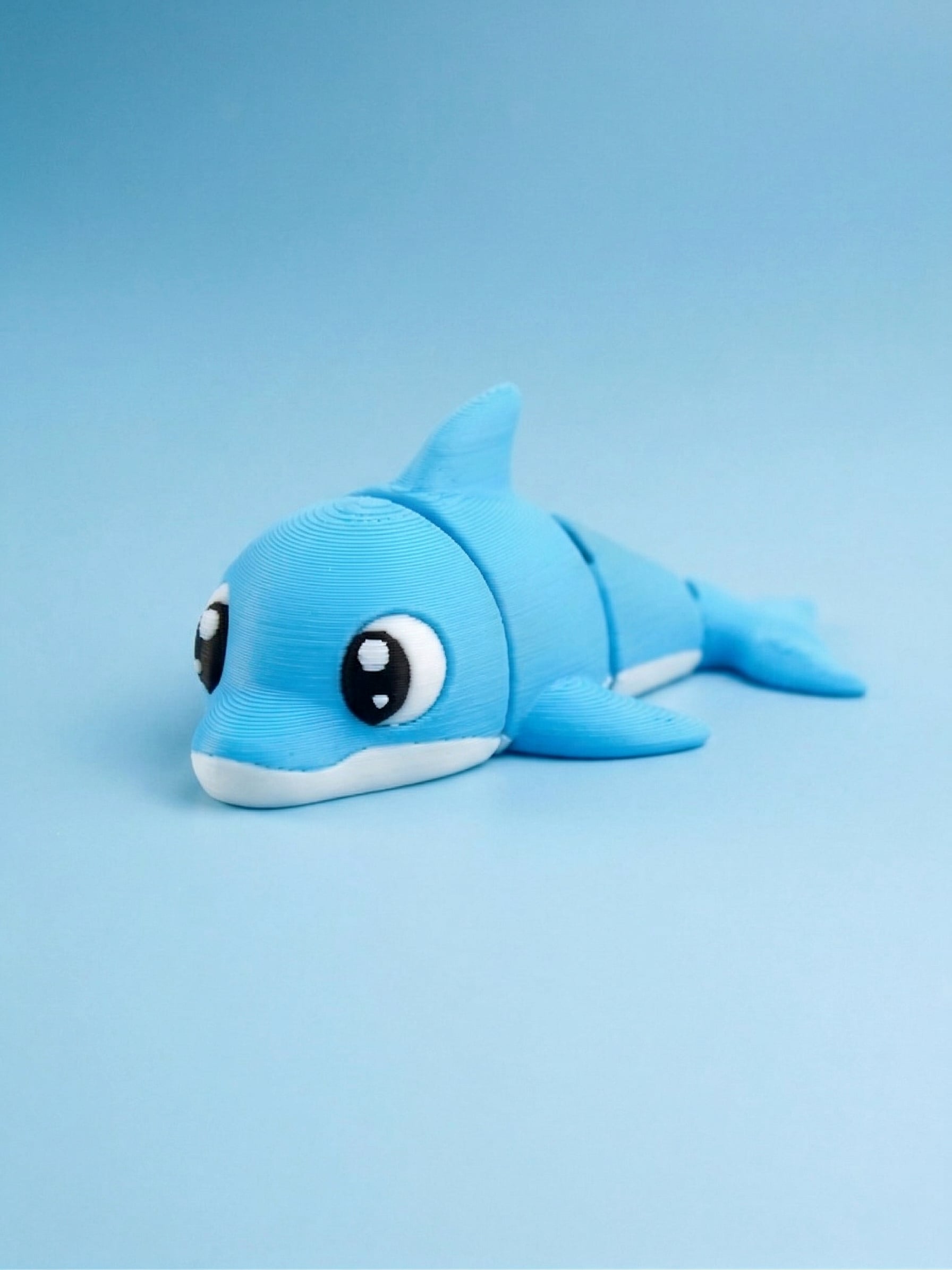 Flexi Dolphin - Toy/Keychain 3d model