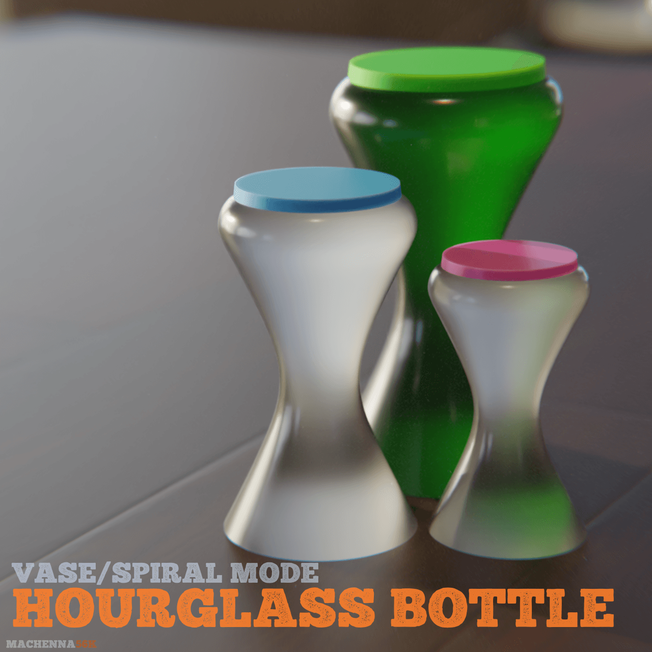 Hourglass Bottle | Vase Mode 3d model