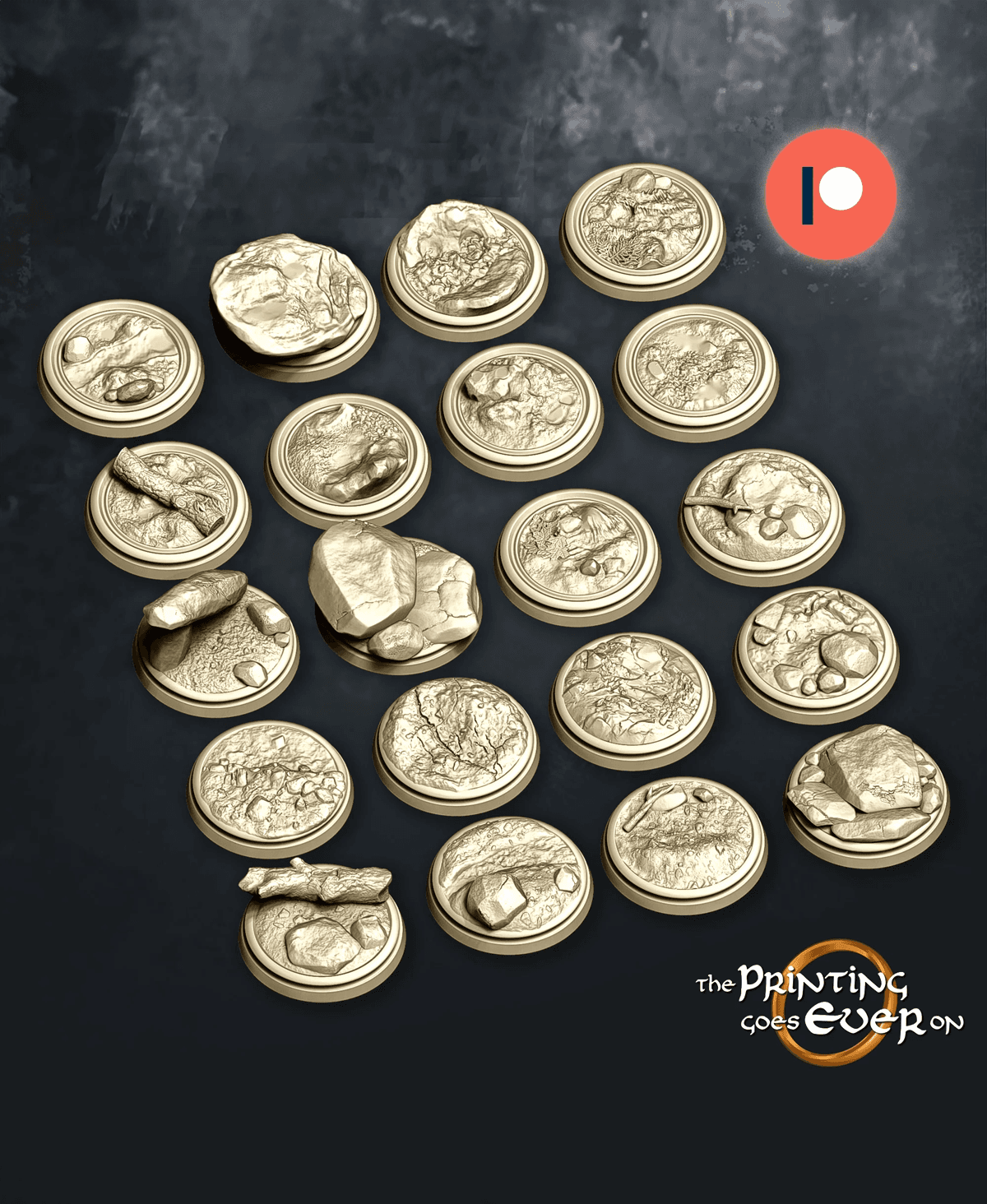 Sculpted Hero Base Mega Set - Volume 1 3d model