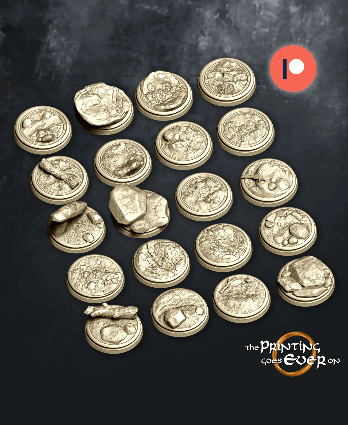 Sculpted Hero Base Mega Set - Volume 1 3d model