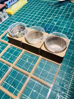 Gridfinity Medicine Cup Holders 3d model
