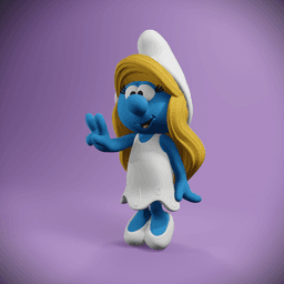Smurfette (+Bambu 3mf) 3d model