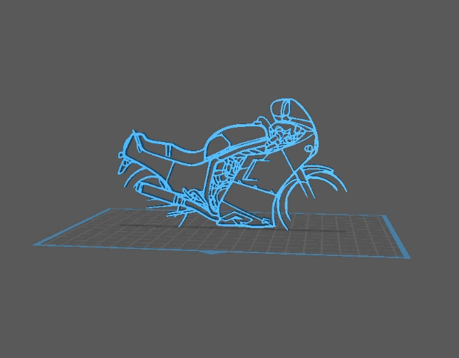 Suzuki - GSXR 750 Wall Art 3d model
