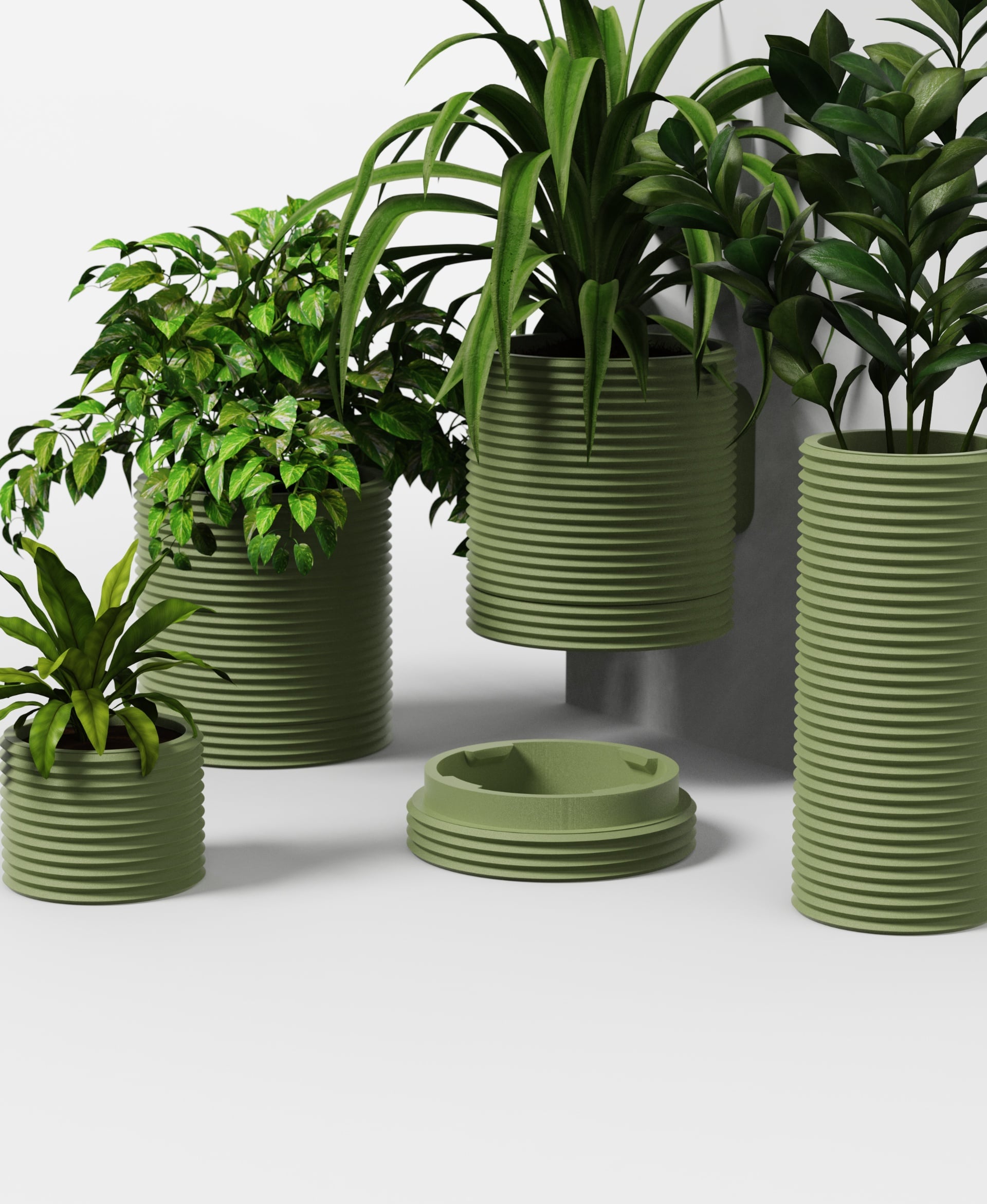 ZAG Collection - Planter Set 3d model