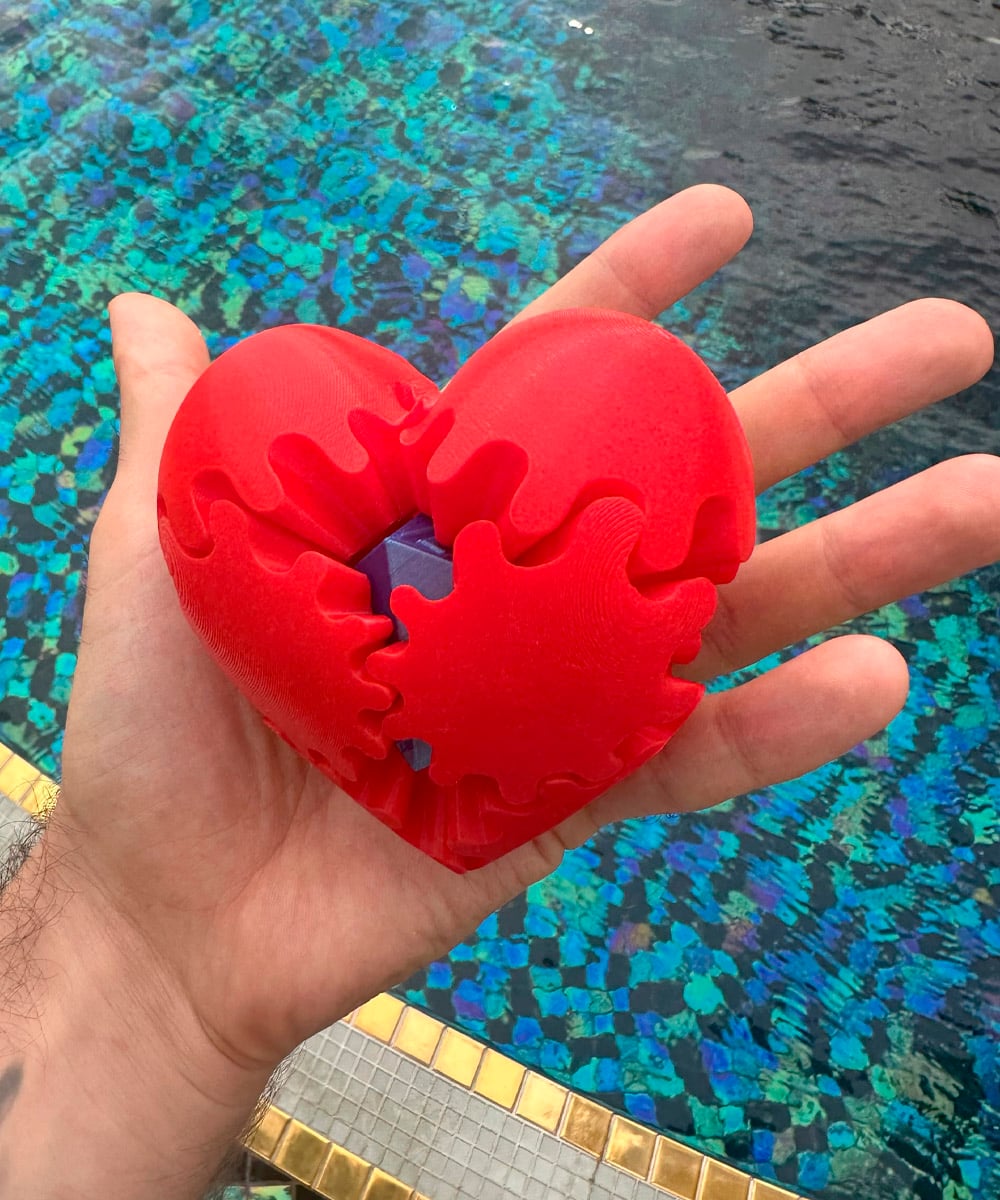 Gear heart 3d model