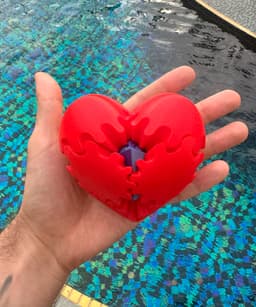 Gear heart 3d model
