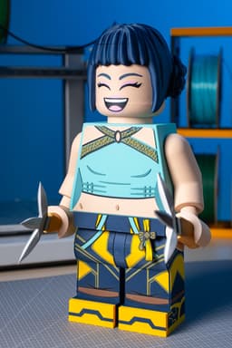Kpop Zoey Modular Figure 3d model