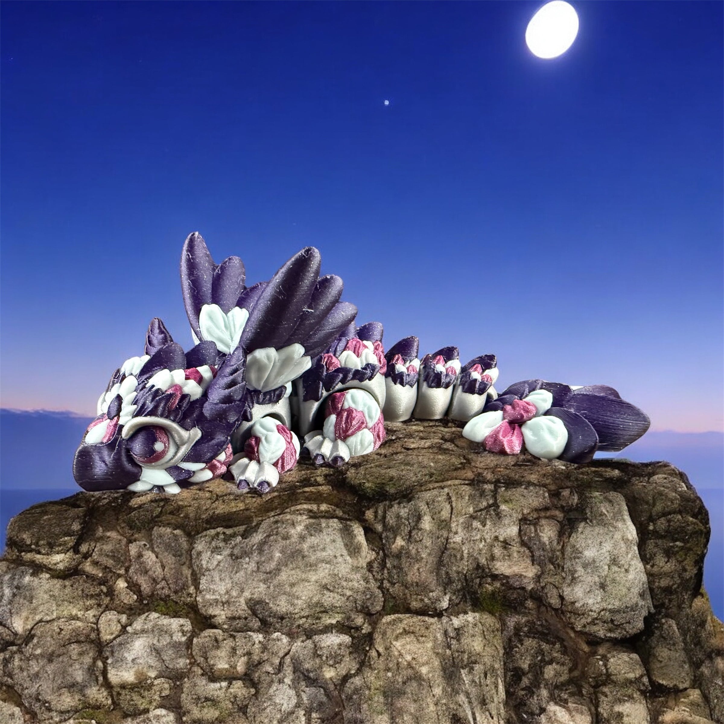 Owl Dragon Articulated Flexi 3d model