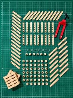 Pallet Key Holder 3d model