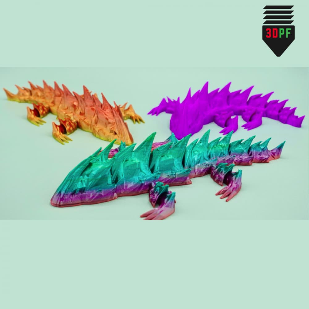 Articulated Spiny Lizard 3d model
