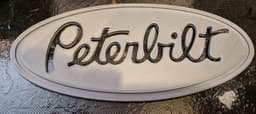 Peterbilt Oval badge 3d model