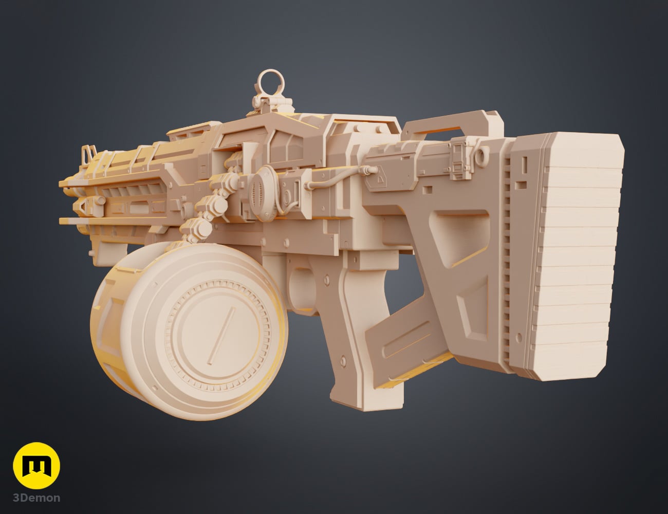 Thunderlord Machine Gun 3d model