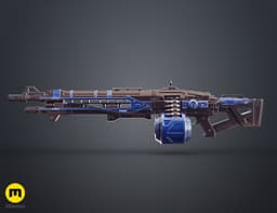 Thunderlord Machine Gun 3d model