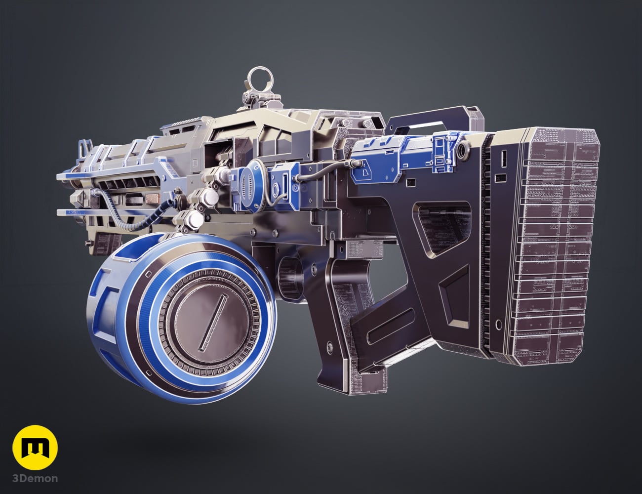 Thunderlord Machine Gun 3d model