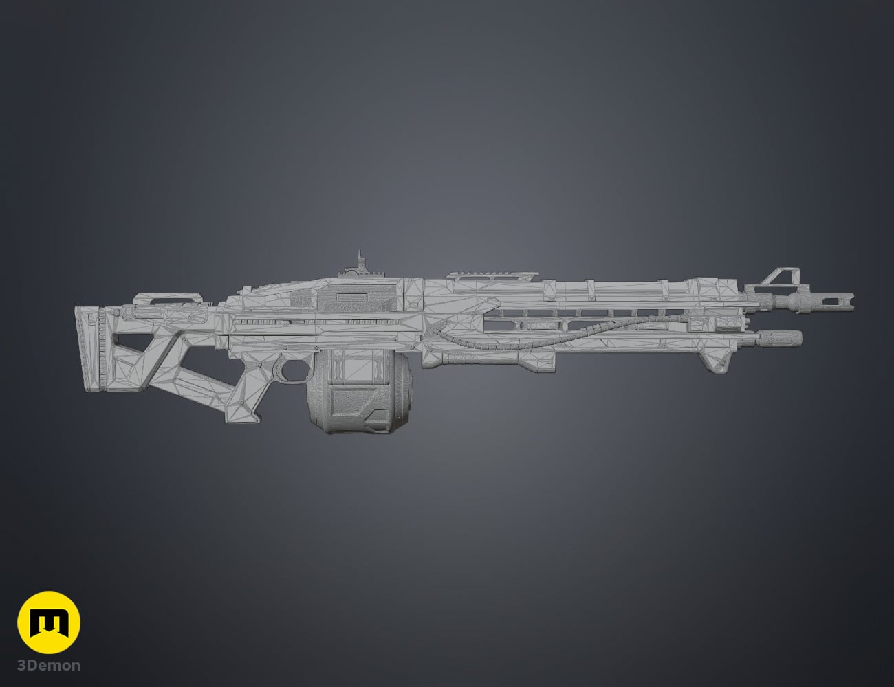 Thunderlord Machine Gun 3d model