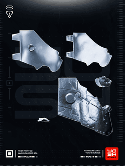 Metal Jaw 3D Printer STL File 3d model