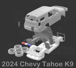 2024 Tahoe K9 Edition 1-87 Scale 3d model