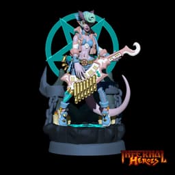 Roxxy Windsong - Champion Tiefling Bard 3d model