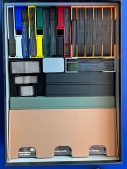 Ares Expedition plus all expansions insert for Kickstarter "big box" (supports sleeves) 3d model