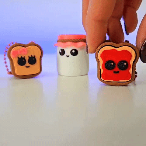 Toast & Jam Clickers 3d model