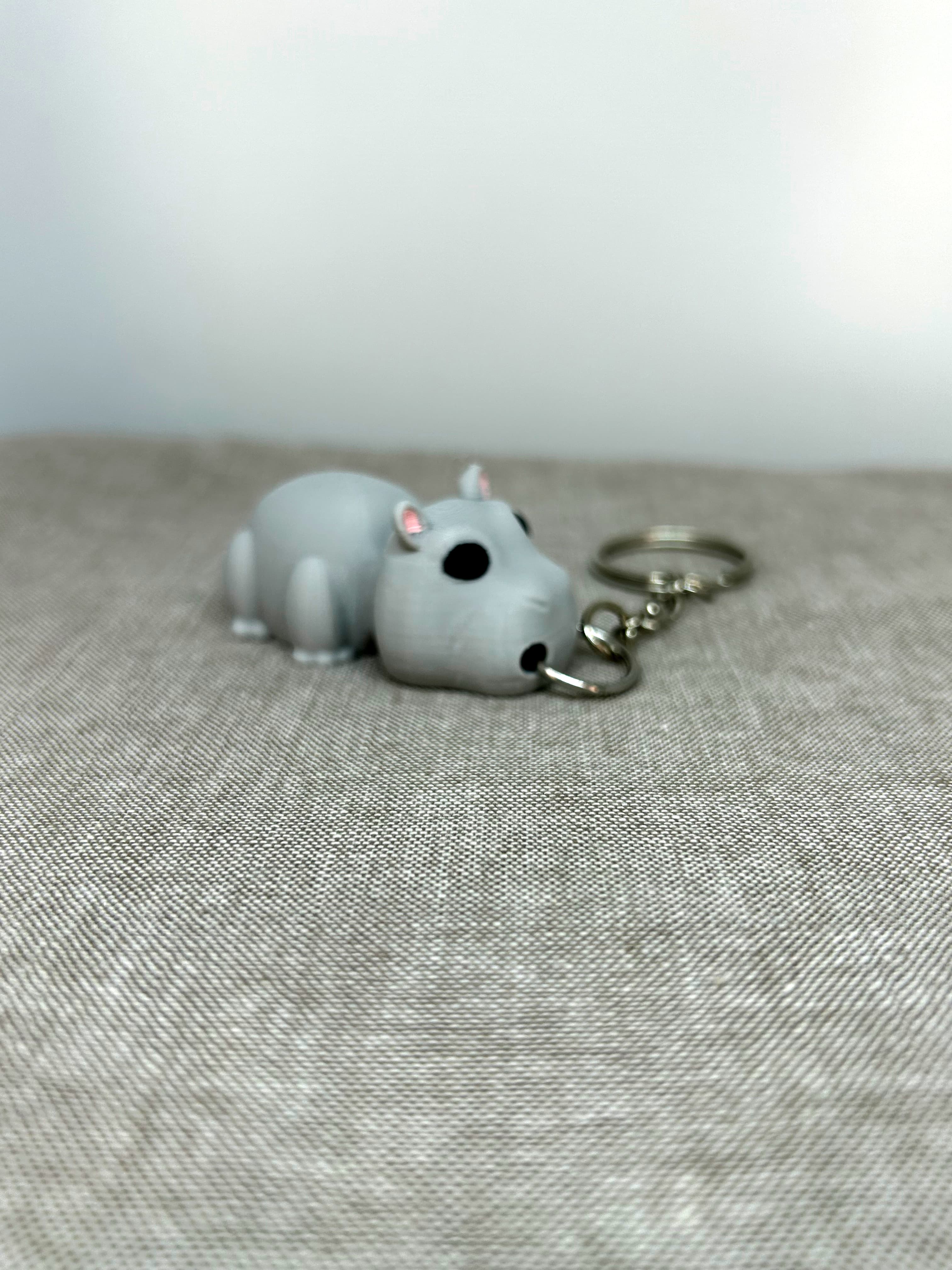 HIppo Mini Keychain 3d model