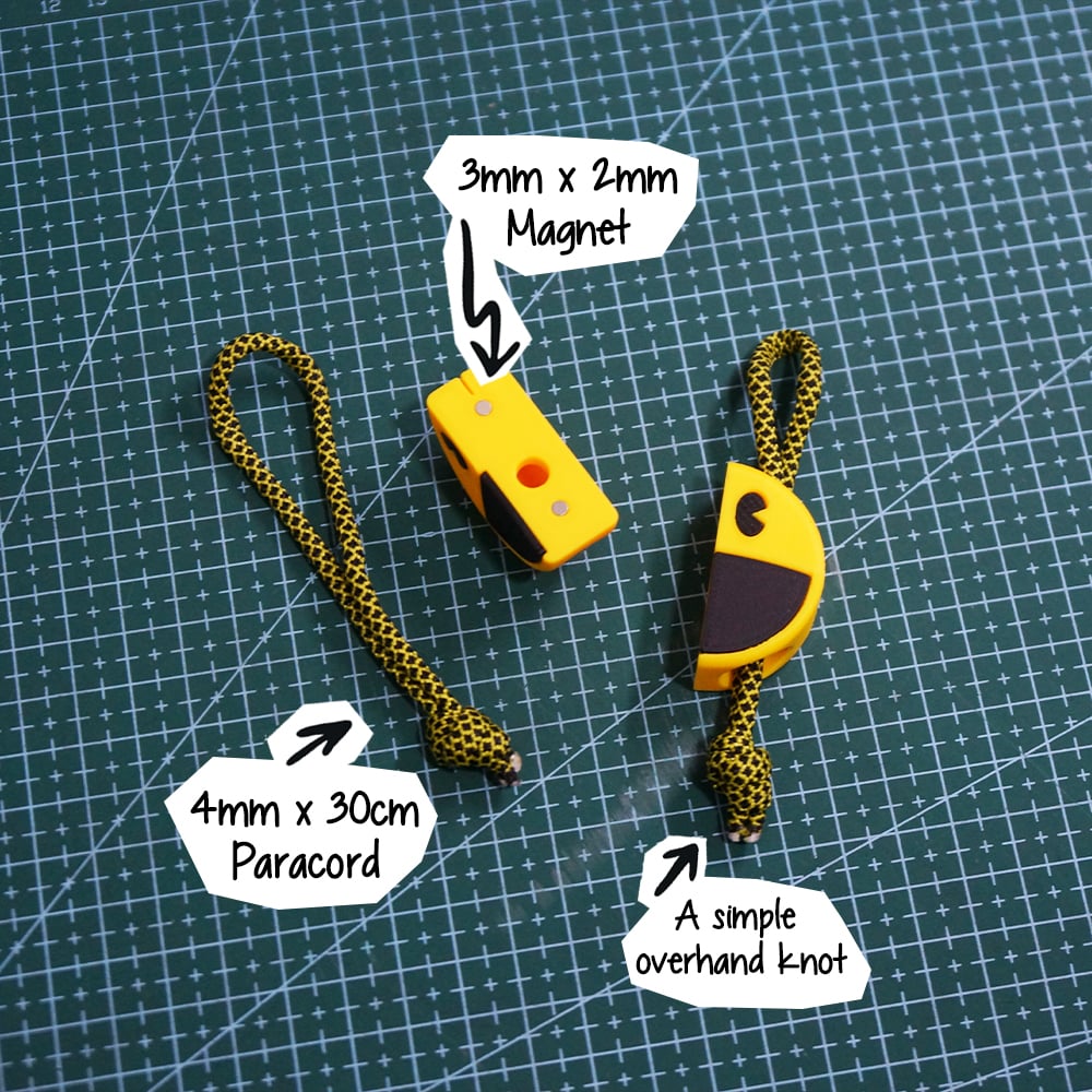 Zipper Pull - Oreo 3d model
