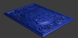figura de cruz en un cuadrado 3d model
