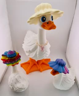 Garden Hat Goose Gear for Porch Goose 3d model