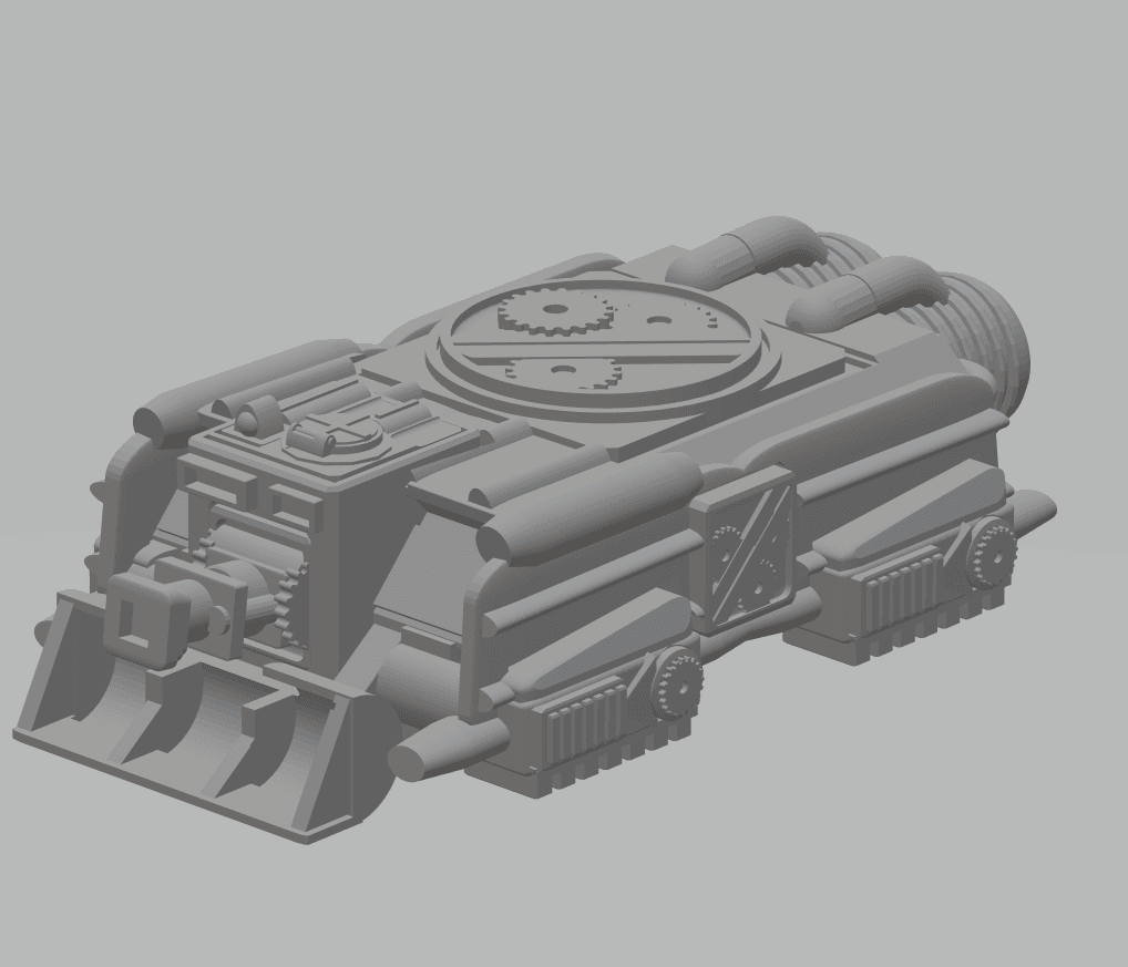 Voidfang Voidsteaker Destroyer Hover Tank 3d model