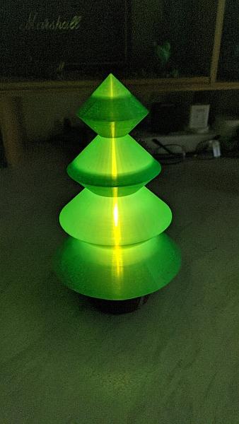 Christmas Tree for tealight 3d model
