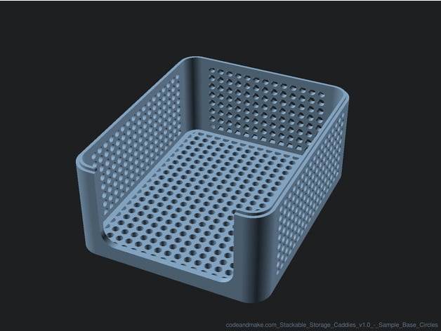 Stackable Storage Caddies 3d model