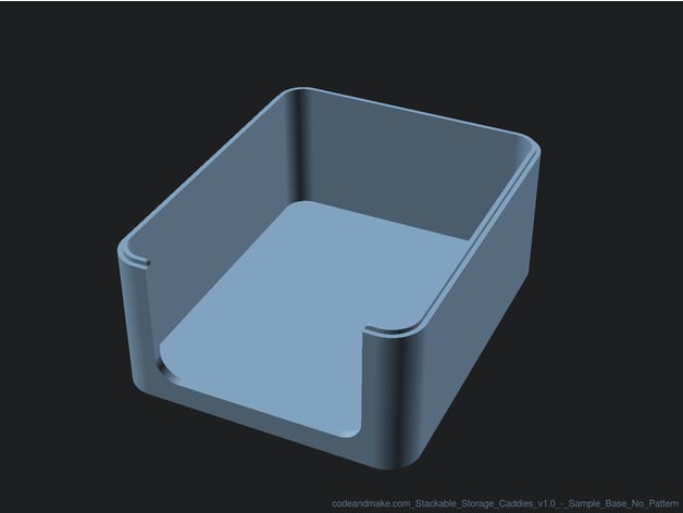 Stackable Storage Caddies 3d model