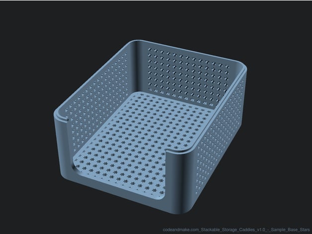 Stackable Storage Caddies 3d model