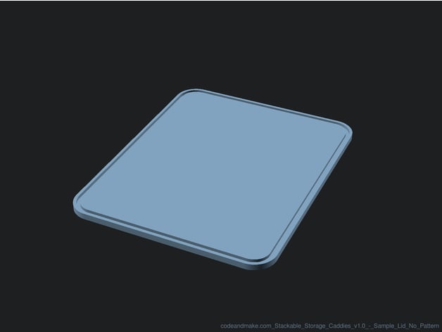 Stackable Storage Caddies 3d model