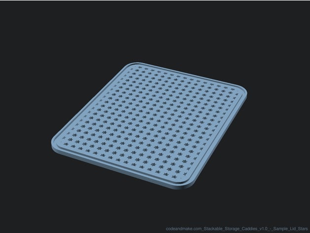 Stackable Storage Caddies 3d model