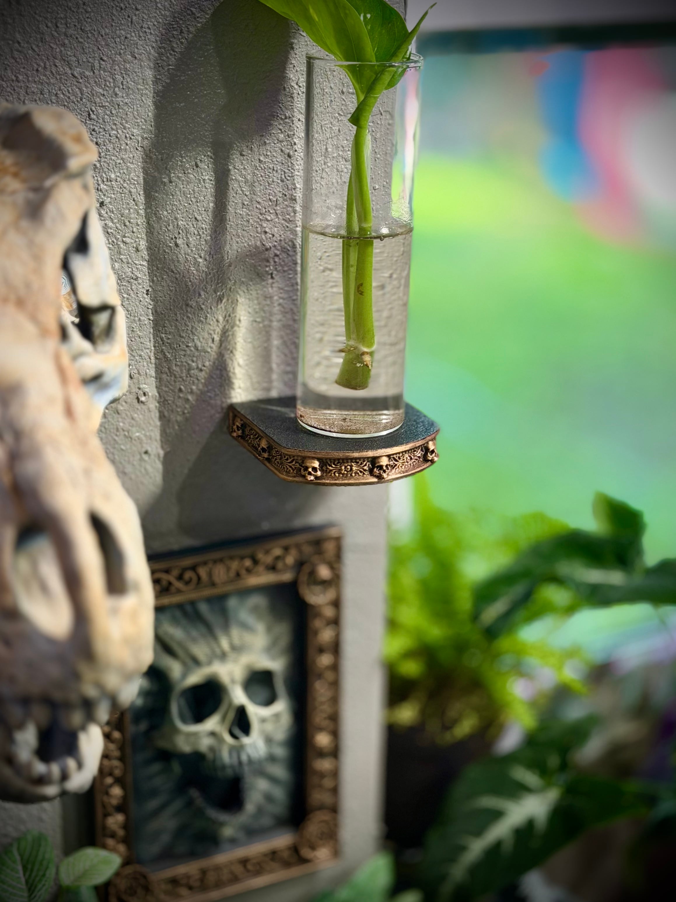3" gothic wall shelf 3d model