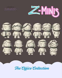 Z-MINIS THE OFFICE COLLECTION 3d model