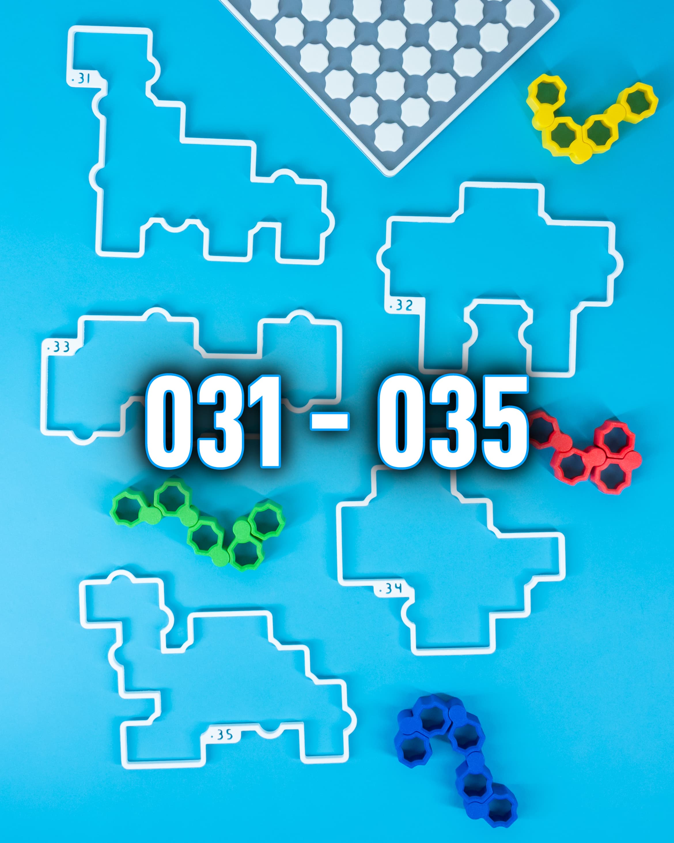SKEWBITS v2.0 // Problems 031-035 3d model