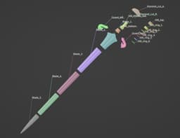 Eowyn Sword - Lord of the Rings 3d model