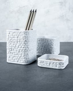 Stone Wall Desk Set 3d model