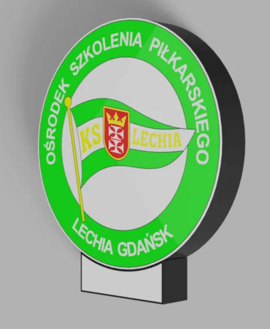 Lechia Gdańsk Lightbox 3d model