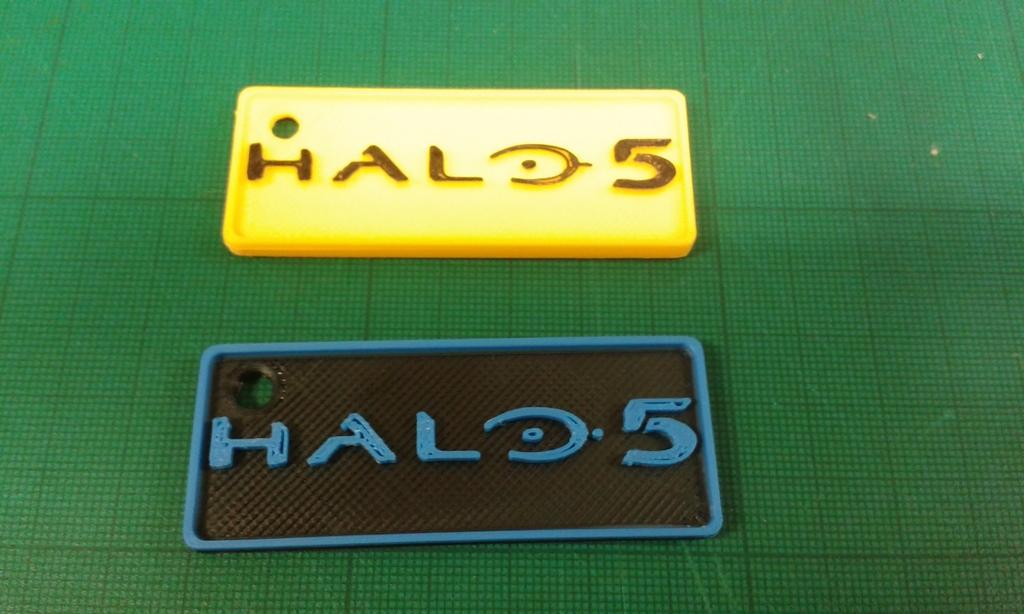 Halo 5 Key fob 3d model